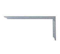 Hedue® équerre de charpentier ZN - Equerre de charpentier sans soudure en acier inoxydable avec trous de traçage & mm échelle type A, 700 mm