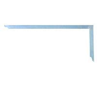 hedue® Équerre de charpentier ZV - Équerre de menuisier en acier galvanisé sans soudure, graduation millimétrique type A, angle droit 90°, 600 mm