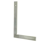 hedue® Équerre de mécanicien sans butée - Equerre macon en acier galvanisé, angle droit 90°, 400 x 230 mm