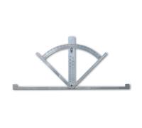 hedue® Équerre Double Alpha M710 - Outil de traçage pour charpentier, Equerre alpha à double échelle de degrés, équerre charpentier, outil de charpentier