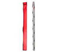 Hedue® Mire de nivellement 5 m - Mire pour les travaux de nivellement sur les chantiers et pour mesurer les dimensions de la lumière, avec extension télescopique