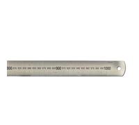 hedue® Règle en acier 100 cm - Reglet metallique pour mesurer, tracer et découper, regle metal 1m