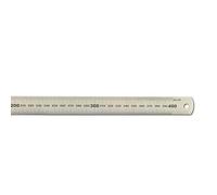 hedue® Règle en acier B104 - Reglet metallique pour mesurer, tracer et découper, regle metal 40 cm