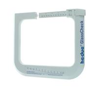 hedue® Vitromètre GlassCheck - Jauge d’épaisseur de verre pour la mesure du vitrage de fenêtres et de vitrages isolants jusqu’à 120 mm