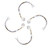 Heemol Lot de 4 mini interrupteurs à capteur infrarouge PIR 110 V 220 V avec détecteur de mouvement