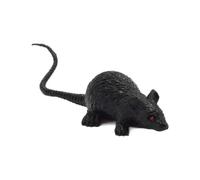 HEEPDD 10 Pièces Faux Jouet de Souris, Rat en Plastique de 3,54 Pouces (Black)