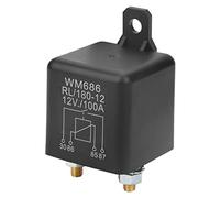 HEEPDD 12V Contacteur à Service Continu, Double Modes D'Alimentation | Relais de démarrage pour préchauffage automatique, faible chaleur de 2,4 W pour de longues distances, commutation de charge
