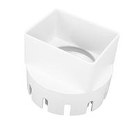 HEEPDD Adaptateur de Descente de Gouttière en PVC carré vers Connecteur de Tuyau de Drainage 7,6 X 10,2 Cm, Ajustement sans Couture pour Les Systèmes de Drainage Muraux Extérieurs de la Maison,