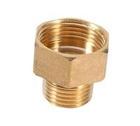 HEEPDD Adaptateur de Tuyau Réducteur à Douille Hexagonale en Laiton 1 2 BSPT Mâle à 3 4 BSPT Femelle Raccord de Tuyau Connecteur fileté étanche pour Purificateur d'eau Compteur d'eau Chauffage par