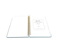 HEEPDD Agenda Scolaire 2026-2027 Hebdomadaire Mensuel, Carnet Calendrier Reliure Spirale 53 Semaines 21,6 X 16 Cm Papier épais, for étudiants Enseignants (A5)