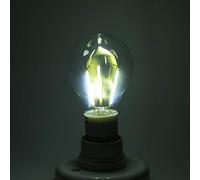 HEEPDD Ampoule à Filament LED E27 COB, Angle de Faisceau de 360 degrés Illumine l'espace Environnant, Blanc Chaud 80 à 89 F ou Blanc Froid 140 à 149 F, Options 3 W 4 W 6 12 V, Ampoule en (3W)
