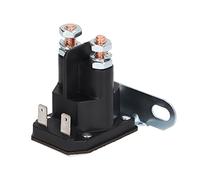 HEEPDD Autres Outils de Jardin 12 V en Aluminium ABS Cuivre Tracteur de Pelouse Démarreur Solénoïde Tondeuse à Gazon Relais avec Goujons 1/4 Po Poussière Eau pour 725 04439B AM138068 Relais de