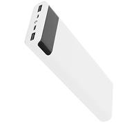 HEEPDD Boîte de Stockage de Batterie, ABS DIY Power Bank Box pour 8 X Batterie, Sortie USB 5 V 1 A 2 A, Affichage Indicateur et Lampe de Poche LED pour Les Voyages en Plein Air et Le Chargement de