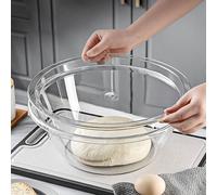 HEEPDD Bol à Mélanger de Grande capacité, Bol à Pétrir Antiadhésif Transparent pour un Démoulage Facile de la Pâte, Poids de 17,6 Oz, Cuisson à Domicile, Préparation et Service en Cuisine Ce (petite