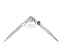 HEEPDD Compas à pointes sèches, Diviseur d'aile 6 1 pouces 1 pouces Outil de précision pour marquage cuir Séparateur réglable avec porte-crayon