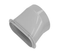 HEEPDD Connecteur Universel de Tuyau de Climatiseur à Bouche Plate de 150 Mm, Adaptateur de Tube de Climatisation en ABS de Calibre 5,9 Pouces pour la Réparation de Tuyaux D'échappement