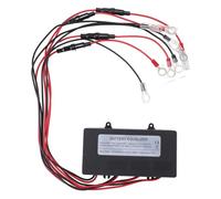 HEEPDD Contrôleur Équilibreur de Tension de Batterie 4 X 12 V avec Affichage Numérique LED pour Inondation de Gel AGM Lithium Prévention de l'inversion de polarité Déconnexion Basse Tension