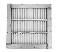 HEEPDD Drain Principal carré de Piscine, Grille de Drainage de Sol en Acier Inoxydable, Filtre de Sortie de Piscine Anti-Aspiration de sécurité en Métal pour Saunas, Spas, Parcs