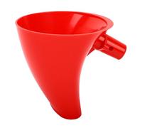 HEEPDD Entonnoir à Farine en Plastique, Partie de Goulotte de Versement Verticale de 5/4,5 Qt (rouge)