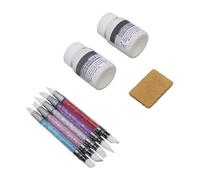 HEEPDD Liquide de Masquage avec 5 Stylos et Gomme pour Fournitures D'art de Calligraphie de Peinture à L'aquarelle, Ruban de Masquage Liquide à Séchage Rapide, Couche Protectrice pour
