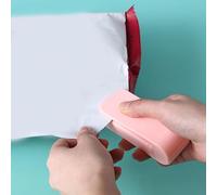HEEPDD Mini Scelleuse de Sacs, Scelleuse Alimentaire Portable avec Presse à Chaud, Conception ABS, étanchéité Hermétique, Intégrée, Fonctionnement AA sans Fil pour la Cuisine, les Voyages et le (PINK)