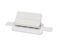 HEEPDD Mushroom 4 Hole Punch Professional Document Binder for Planners BookBinding Crafts Projects with Alignment Guide Capacity 3 Leaves for Office Home School Use