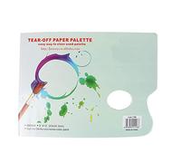 HEEPDD Palette Papier, 35 Feuilles A4 Palette Déchirer Palette De Papier Peinture Pad Mélange De Peinture Artiste Acrylique Peinture Mélanger pour Aquarelle Huile Gouache Peinture