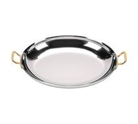 HEEPDD Poêle à Frire à Double Oreille en Acier Inoxydable 304, 25 Cm | Batterie de cuisine de forme ovale pour poissons et crustacés entiers, finition lisse et brillante qui empêche