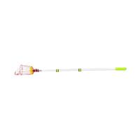 HEEPDD Prolongateur de Cueillette de Fruits, Perche Télescopique en | Panier de collecte de tampons souples, assemblage rotatif sans outil, accès léger au verger et au jardin, cueillette sûre
