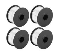 HEEPDD Rouleau de Fil d'attache, Fil de Bobine en Acier à Faible Teneur en Carbone 0,8 Mm X 110 M, Reliure Souple à Alimentation Douce, Paquet de 4 pour une Utilisation dans la Construction de