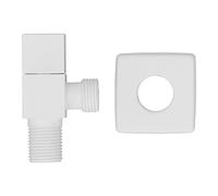 HEEPDD Soupape de Sortie d'eau Vanne d'angle antichoc 4 Points Dérivation eau Chaude Froide en Cuivre épaissi 1 2 Pouces pour Salle de Bain Cuisine et Installation Sanitaire