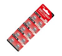 HEEZOU Lot de 10 piles bouton LR927 SR927SW 1,55 V AG7 399 395 LR57 SR927W SR57 V399 D399 GP399 pour montre télécommande