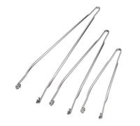 HEFEI XUJIE DIANPU 3 Articles Pince Barbecue A Roulette, Pince BBQ pour Barbecue, Ustensiles pour Barbecue, Pinces Cuisine INOX, Pinces Retourne Saucisse, Pinces À Steak Polyvalentes