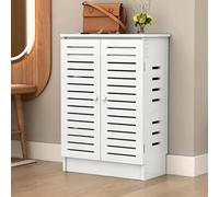 HEFJIAYCIQ Armoire De Rangement pour Routeur WiFi, Organisateur D'appareils Électroniques sur Pied avec Gestion des Câbles, Boîtier De Rangement pour Décodeur TV Et Multiprise,Blanc,90x25x80cm