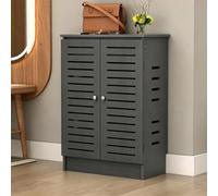 HEFJIAYCIQ Armoire De Rangement pour Routeur WiFi, Organisateur D'appareils Électroniques sur Pied avec Gestion des Câbles, Boîtier De Rangement pour Décodeur TV Et Multiprise,Gris,70x25x80cm