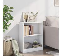 HEFZGDB Bibliothèque blanche - 60 x 24 x 76 cm - En bois - Armoire polyvalente - Petite étagère - Vitrine pour bureau, salon, bureau, chambre à coucher