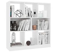 HEFZGDB Bibliothèque blanche - 97,5 x 29,5 x 100 cm - En bois - Étagère de cuisine - Petite bibliothèque - Pour bureau, salon, chambre à coucher, bibliothèque