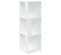 HEFZGDB Étagère d'angle blanche - 33 x 33 x 100 cm - En bois - Pour salon, buffet, bar, chambre à coucher, bureau, salle de séjour