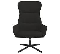 HEFZGDB Fauteuil relax en velours noir - Petite chaise de coiffeuse - Chaise de lecture pour salon, bureau, chambre à coucher, balcon