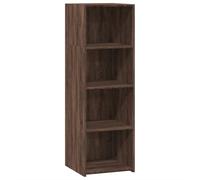 HEFZGDB Meuble haut marron aspect chêne - 40 x 41 x 124 cm - En bois - Vitrine de cuisine - Buffet - Armoire de pharmacie - Meuble multifonction pour café, salon, magasin de desserts, cuisine