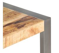 HEFZGDB Table basse 110 x 60 x 40 cm en bois de manguier brut Orta Sehpa Oturma Odasi Table basse pour salon, canapé, table d'appoint pour salle de réunion, salon, balcon, café