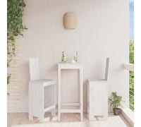 HEFZGDB Tabouret de bar rustique en pin massif pour terrasse et balcon avec dossier et repose-pieds, hauteur d'assise de 75 cm, résistant aux intempéries et durable pour l'extérieur, charge maximale