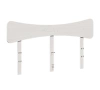 HEFZGDB Tête de lit blanche 160 cm en bois massif de pin pour auberge, chambre d'amis, hôtel, chambre à coucher