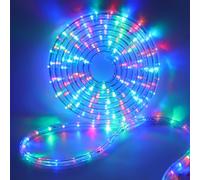 HEGEHE Tube lumineux à LED Extérieur, 36leds/m Tubes Lumineux Etanche IP65 Guirlande LED Tuyau Bande lumineuse pour jardin,fête,Noël,Clôture,Cour,Décoration éclairage (Multicolore, 9M)