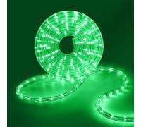 HEGEHE Tube lumineux à LED Extérieur, 36leds/m Tubes Lumineux Etanche IP65 Guirlande LED Tuyau Bande lumineuse pour jardin,fête,Noël,Clôture,Cour,Décoration éclairage (Vert, 16M)