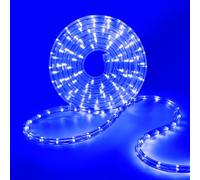 HEGEHE Tube lumineux à LED Extérieur, 36leds/m Tubes Lumineux Etanche IP65 Guirlande LED Tuyau Bande lumineuse pour jardin,fête,Noël,Clôture,Cour,Décoration éclairage (Bleu, 10M)