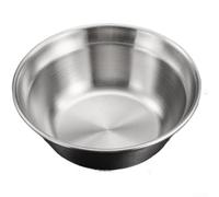 HEIBTENY Bol pour rétro Gris Neige Acier Inoxydable 12,5cm Bol pour rétro | Acier inoxydable 304, design pour chapeau paille, pour idéal barbecue coréen, finition élégante, 14,5cm(A)
