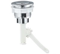 HEIBTENY Bouton poussoir poussoir de chasse d'eau design à bouton unique, réservoir de toilette, bouton de réservoir d'eau, bouton de chasse d'eau unique