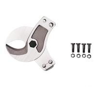 HEIBTENY Coupe-câble robuste en acier au chrome vanadium 56HRC, pour câbles en cuivre et aluminium jusqu'à 6 cm, outil à main ergonomique argenté (A)