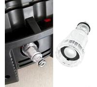 HEIBTENY Filtre à eau haute pression 60 °C Température maximale 175 psi Filtre d'entrée en plastique transparent pour nettoyeur haute pression Karcher pour nettoyeur haute pression série K, 3 cm de